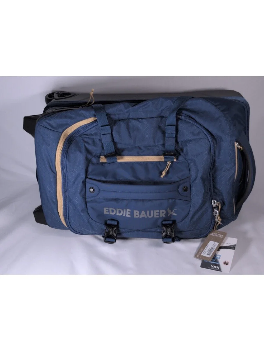 Eddie Bauer Expedition 22 Duffel 2.0 Rolling Travel Bag True Blue New With Tags